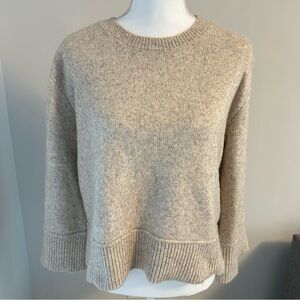 RACHEL ZOE Women's Beige Oatmeal  Sweater MEDIUM
